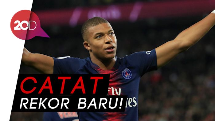 Gokil! Mbappe Cetak 4 Gol dalam 13 Menit