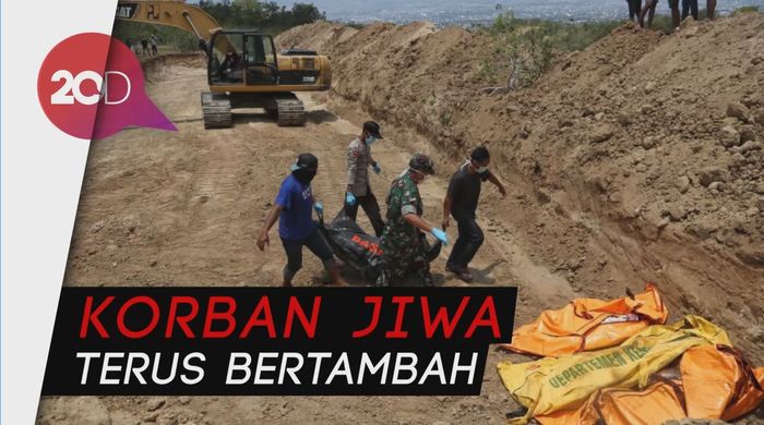 Jumlah Korban Tewas Gempa-Tsunami Sulteng Jadi 1.944 Jiwa