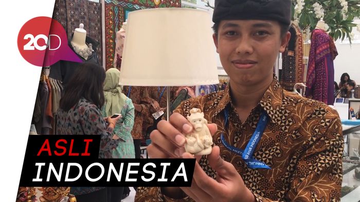 Karya Seni Tulang Anak Bangsa Mejeng di Pertemuan IMF-World Bank