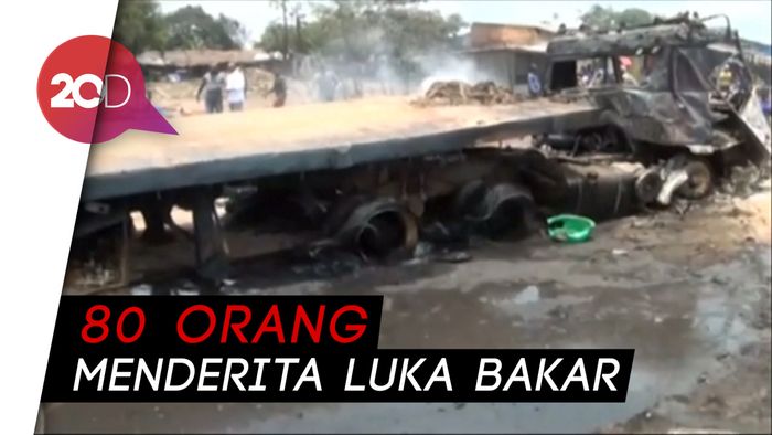 Kecelakaan Truk Tangki di Kongo Tewaskan 39 Orang