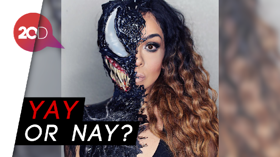 Kerennya Beauty Influencer Ini Dandan ala Venom