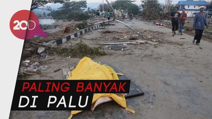 Korban Tewas Akibat Gempa dan Tsunami Sulteng Capai 2.010 Jiwa