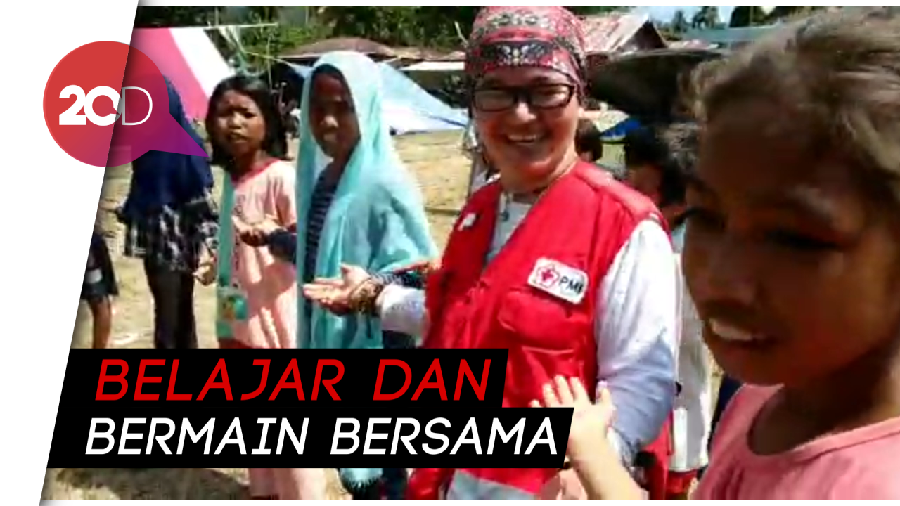 PMI Pulihkan Anak-anak dari Trauma Gempa-Tsunami Sulteng