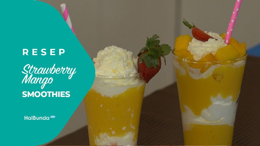 Resep Strawberry Mango Smoothies