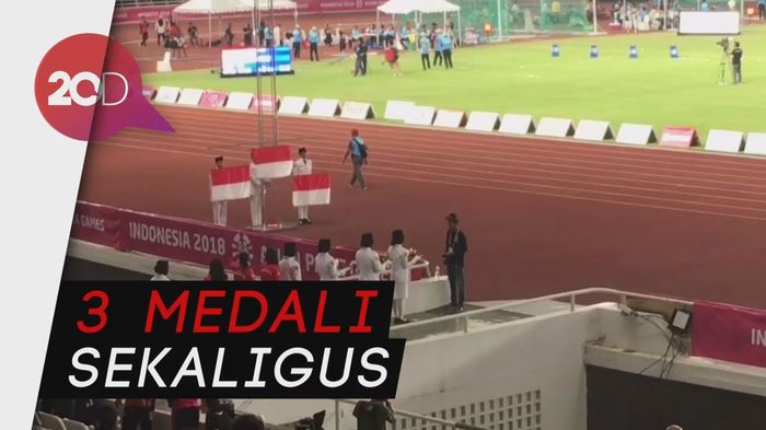 Tiga Srikandi Indonesia Raih Medali Lari 100 Meter