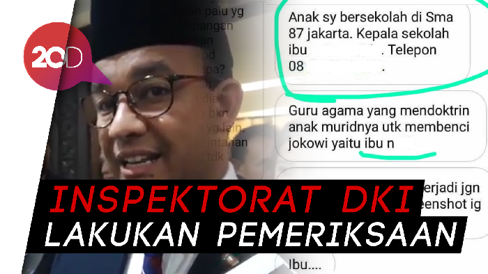 Heboh! Doktrin Murid Anti-Jokowi, Anies: Guru Harusnya Netral