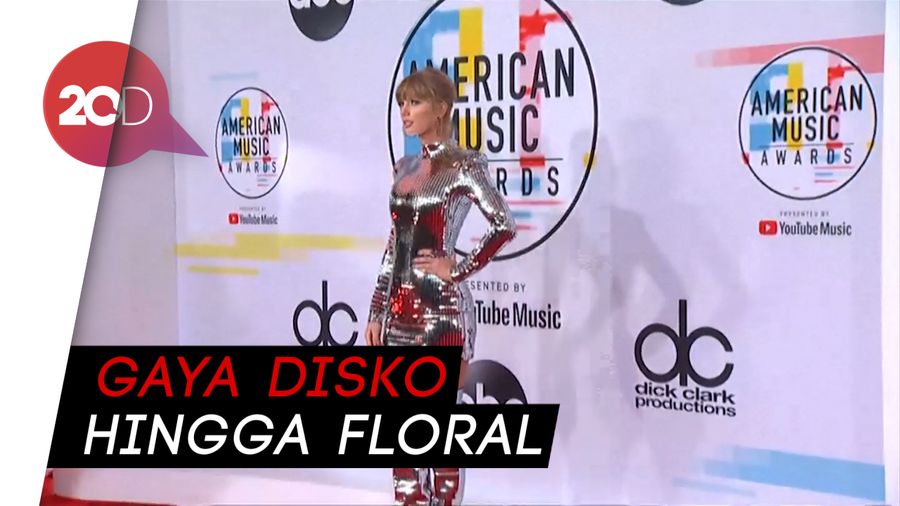 Intip Gaya Busana Sederet Selebriti di AMA 2018 Red Carpet