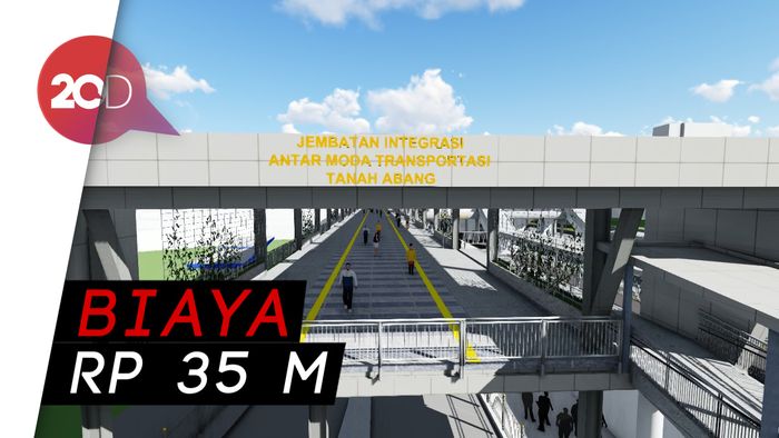 Ngintip Rencana Desain Skybridge Tanah Abang