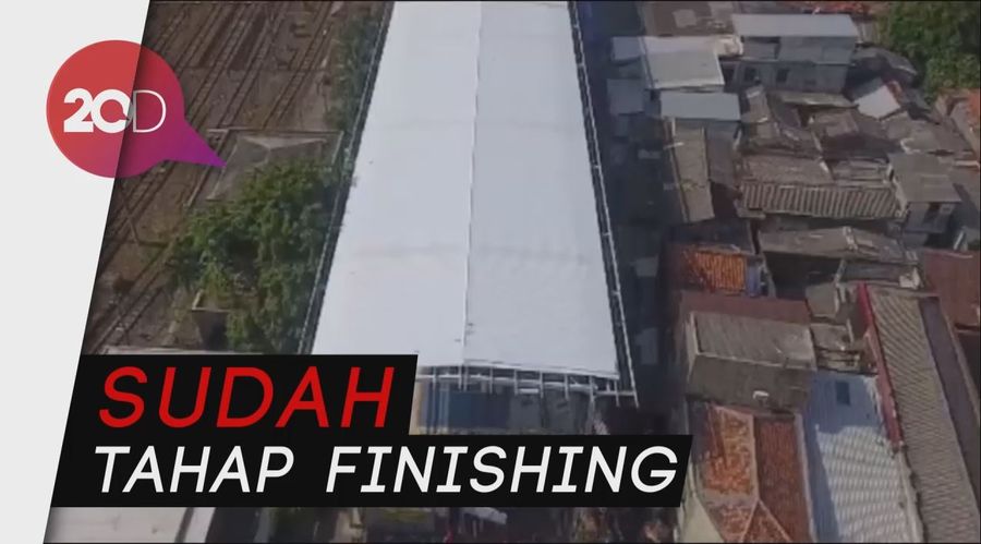 Proyek Skybridge Tanah Abang Terus Dikebut
