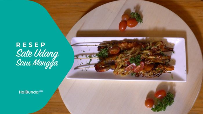 Resep Sate Udang Saus Mangga
