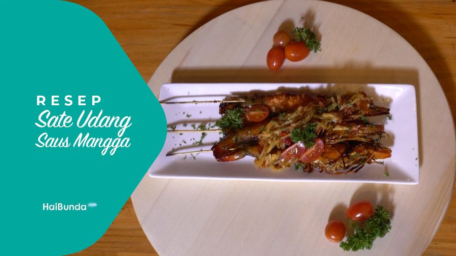 Resep Sate Udang Saus Mangga