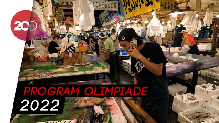 Pasar Tsukiji Mulai Dihancurkan
