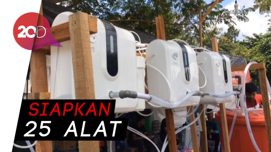 Solutif! Mahasiswa UMI Buka Posko Pemurnian Air di Palu