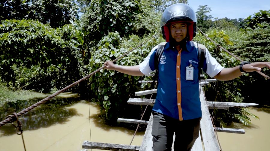 Kisah Amir, Pejuang Kredit BRI di Perbatasan