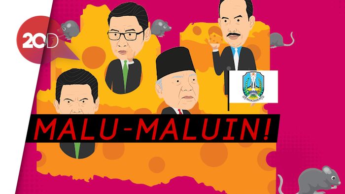 Inilah Mereka! 12 Kepala Derah Jawa Timur yang Dijerat KPK