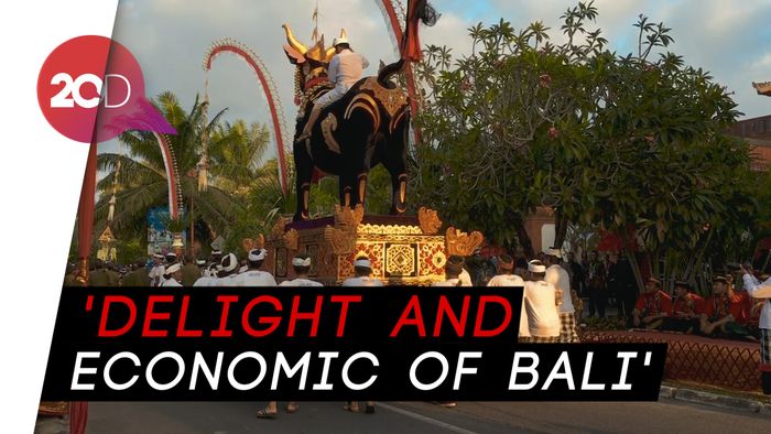 Keren! Karnaval Budaya Bali Sapa Jokowi di Rangkaian IMF
