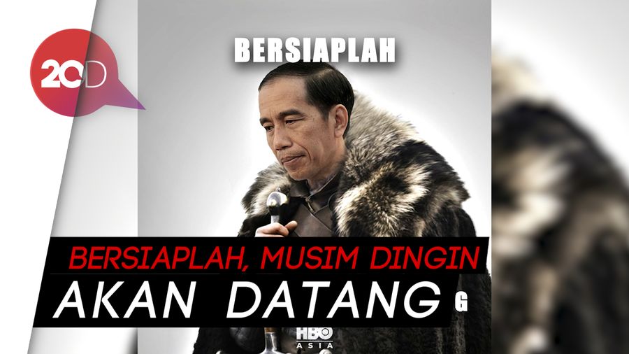 Meme Jokowi Winter is Coming Dipajang HBO Asia
