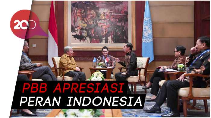 Isi Pertemuan Sekjen PBB dengan Presiden Jokowi