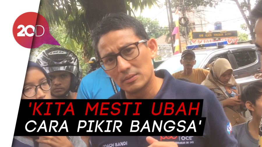Prabowo Sebut Ekonomi Kebodohan, Sandi: Autokritik untuk Elite!