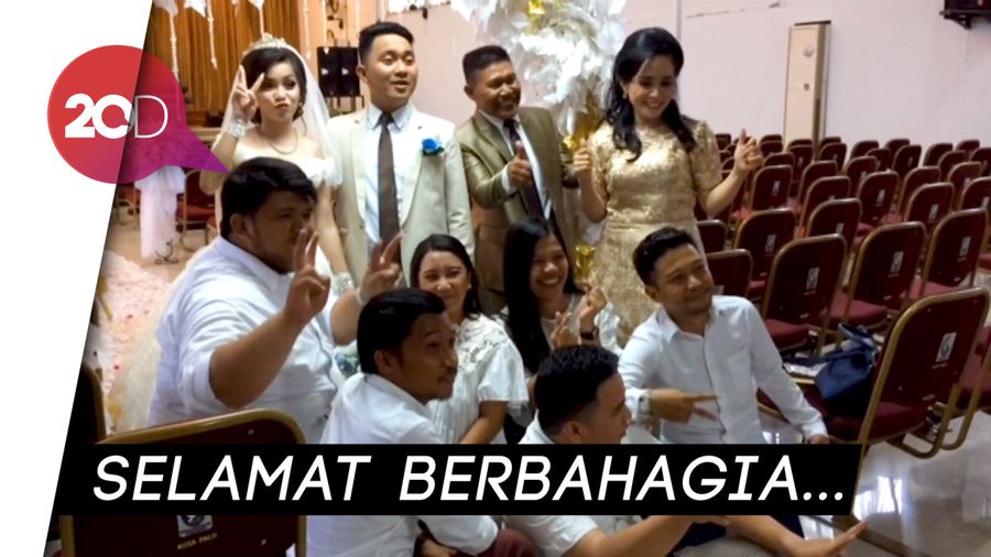 So Sweet! Pasangan Ini Nikah di Masa Tanggap Darurat Bencana Palu