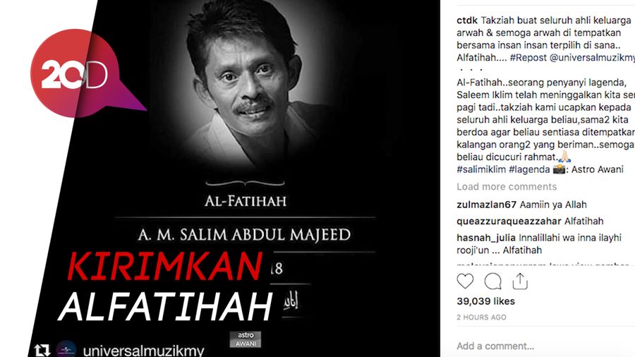 Duka Siti Nurhaliza atas Kepergian Saleem Iklim