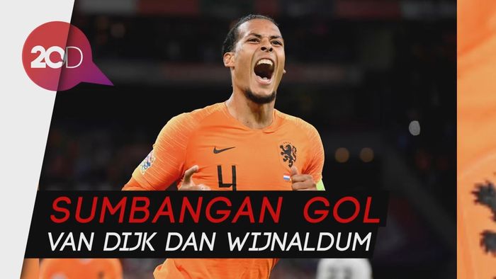 Duo Liverpool Bawa Belanda Cukur Jerman 3-0