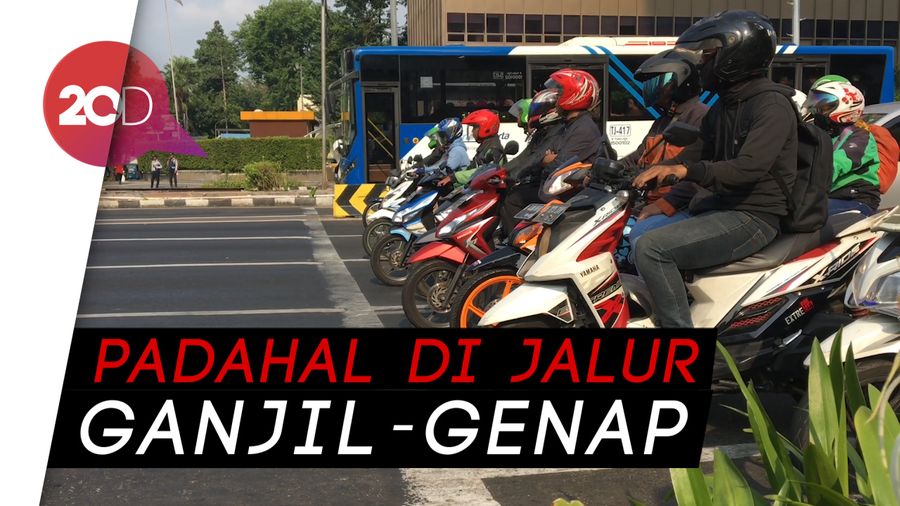  Ini Jalur Crossing yang Bebas Ganjil-Genap 