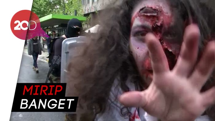 Oh Seram! Banyak Zombie di Jalanan Santiago