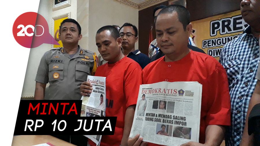 Kerap Peras Kepala Sekolah, Dua Wartawan Gadungan Dibekuk