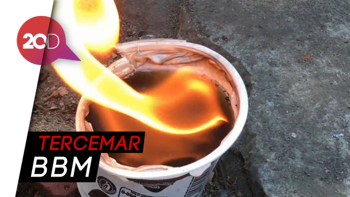 Heboh Air Sumur Warga di Mojokerto Terbakar Jika Disulut Api