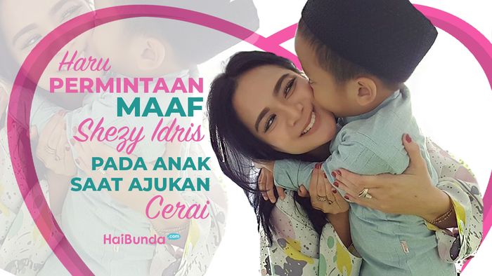 Tangis Shezy Minta Maaf pada Anak Karena Bercerai