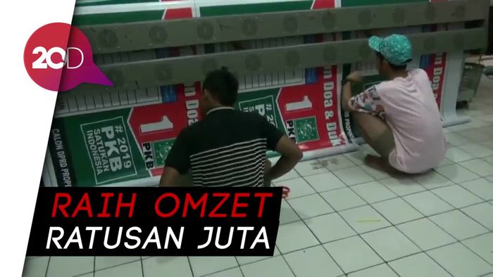 Masa Kampanye, Pengusaha Percetakan di Pasuruan Raup Untung