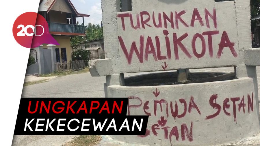 Belum Dihapus! Vandalisme Kecaman Masih Ada di Kota Palu