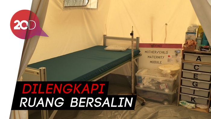 Fasilitas Wah Posko Kesehatan PMI di Lokasi Bencana 