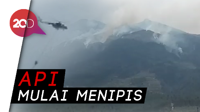 Helikopter Dikerahkan Atasi Kebakaran Hutan di Gunung Merbabu