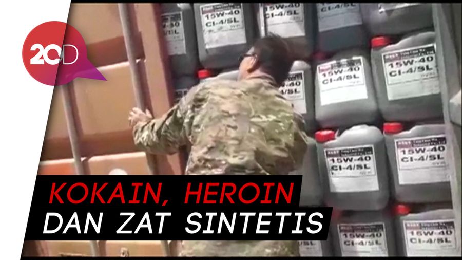 Interpol Sabet Beragam Jenis Narkoba Seberat 55 Ton  