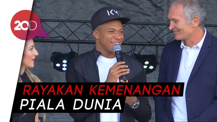 Pulang Kampung, Mbappe Disambut bak Pahlawan