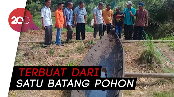 Perahu Kuno Ditemukan di OKI Sumsel