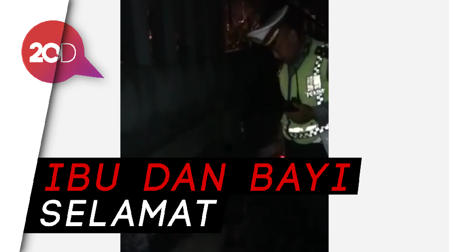 Polantas Bekasi Timur Bantu Tunawisma Lahiran di Kalimalang