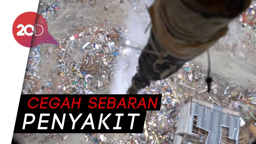 Wilayah Terdampak Likuifaksi Diwater-bombing