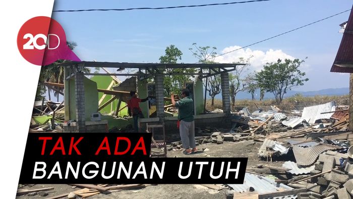 Dekat Titik Gempa Sulteng, Desa Tj. Padang Porak Poranda 