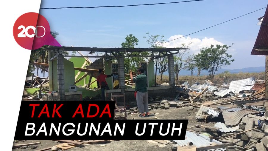 Dekat Titik Gempa Sulteng, Desa Tj. Padang Porak Poranda 