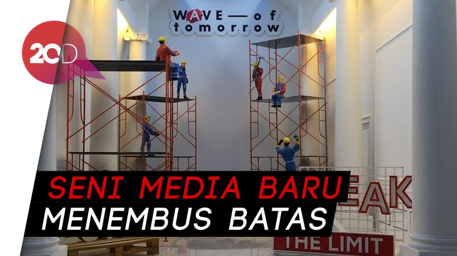 Lihat Karya Seni Teknologi Instagramable Wave of Tomorrow Yuk!
