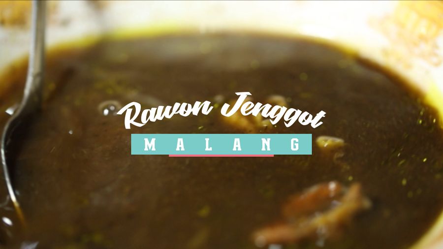 Rawon dengan Kombinasi Sambal Tempe
