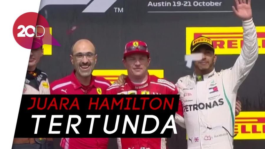 Raikkonen Tercepat di GP Amerika, Hamilton Gagal Selebrasi Juara