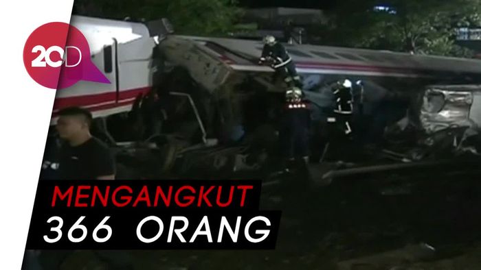 Kereta Tergelincir di Taiwan, 18 Orang Tewas