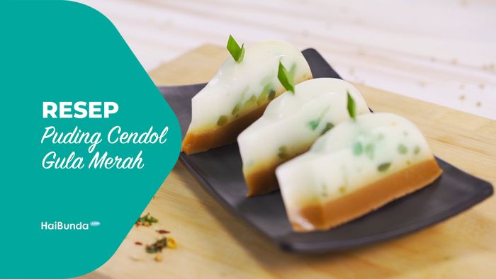 Resep Puding Cendol Gula Merah