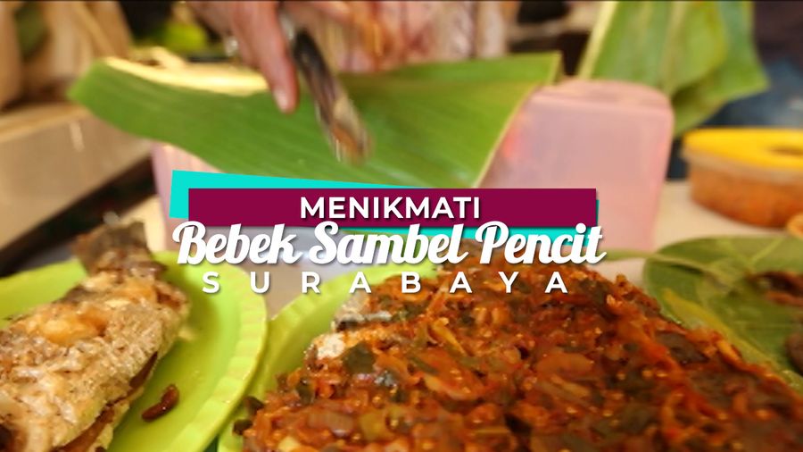 Bebek Goreng Sambel Pencit ini Konon Merupakan Pelopor Makanan Menu Bebek di Surabaya