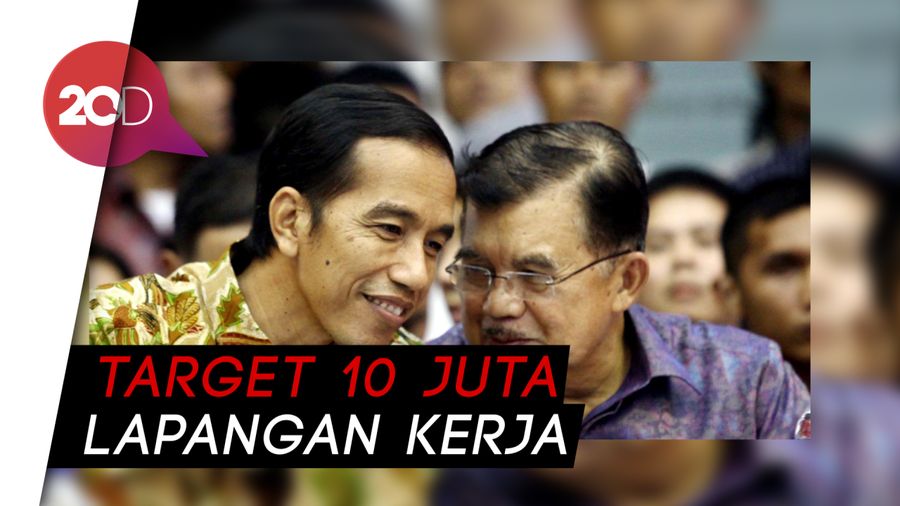  Dalam 4 Tahun 8,7 Juta Lapangan Kerja Tercipta di Era Jokowi-JK
