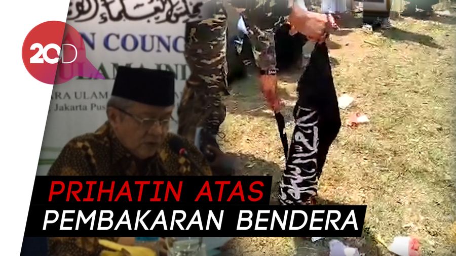  MUI Sesalkan Pembakaran Bendera Kalimat Tauhid di Garut